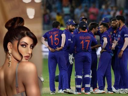 Asia Cup T20 After Rishabh Pant out Fans Want Urvashi Rautela Banned From The Stadium | Asia Cup T20: हिच्याचमुळे मॅच हरलो...हिला बॅन करा...; उर्वशी रौतेलावर भडकले युजर्स