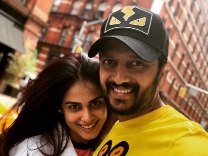 riteish deshmukh share video on his wedding anniversary to give wishes to his wife genelia | लग्नाच्या वाढदिवशी रितेश देशमुखने शेअर केला व्हिडीओ; पाहून होईल हसू अनावर