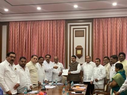 Sharad Pawar meets Chief Minister Devendra Fadnavis; demands for helps flood victims of Kolhapur, Satara, Sangli | शरद पवार यांनी घेतली मुख्यमंत्री देवेंद्र फडणवीसांची भेट; पूरग्रस्तांच्या मागण्यांचे दिले निवेदन