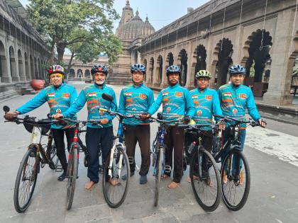 6 youths will travel 6000 km by bicycle! | ‘साठीपार’ ६ युवा करणार ६ हजार किमी सायकलप्रवास!