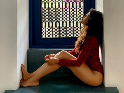 Ritesh Deshmukh's actress Aaditi Pohankar shared bold photos on Instagram TJL | रितेश देशमुखच्या या अभिनेत्रीच्या बोल्ड अदा पाहून म्हणाल लय भारी!
