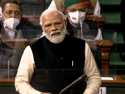 Narendra Modi Loksabha Speech: Corona spread in the country due to Maharashtra Congress; Prime Minister Narendra Modi's serious allegations | Narendra Modi Loksabha Speech: देशभरात कोरोना पसरविण्याचे पाप काँग्रेसचे; पंतप्रधान नरेंद्र मोदींचा गंभीर आरोप