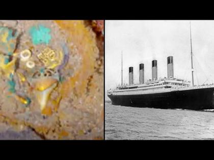 Titanic wreckage shows lost gold necklace after 111 years | Titanic जहाजाच्या मलब्यात आढळून आली एक मौल्यवान वस्तू, बुडण्याच्या 111 वर्षानंतर चमत्कार