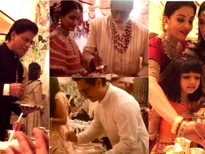Abhishek Bachchan explains why dad Amitabh Bachchan, Aamir Khan and others served food at the Isha Ambani-Anand Piramal wedding | ईशा अंबानीच्या लग्नात सेलिब्रिटींनी का वाढली पंगत? अभिषेक बच्चनने दिले उत्तर!!