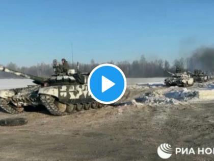 Russia Ukraine War Conflict: Russia's tanks suddenly goes back on Base camp! The next 24 hours are important, but America in tension | Russia Ukraine War Conflict: रशियाच्या रणगाडे, तोफांची अचानक दिशा बदलली! पुढील २४ तास महत्वाचे, पण अमेरिका कोड्यात पडली