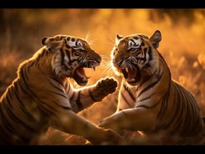 The villagers saw the thrill of the tiger fight, one died and the other was seriously injured | ग्रामस्थांनी बघितला वाघांच्या झुंजीचा थरार, एकाचा मृत्यू तर दुसरा गंभीर