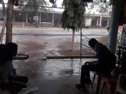 rains in Gadchiroli; Hit the paddy | गडचिरोलीत मुसळधार पाऊस; धानाला फटका