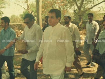 Dilip Kumar's close association with Nashik, a memorable visit 20 years ago | नाशिकमधील फळबागायतदाराचा मुलगा 'दिलीप कुमार', 20 वर्षांपूर्वीची संस्मरणीय भेट