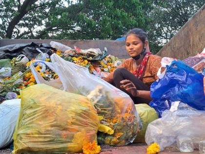 Ban on use of plastic and thermocol during Ganeshotsav; So far 54 tons of nirmalya collected during Ganeshotsav | गणेशोत्सवात प्लास्टीकचा आणि थर्माकॉलचा वापर बंद; गणेशोत्सव काळात आतापर्यंत ५४ टन निर्माल्य संकलित