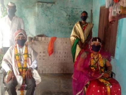 In Wardha district, a marriage took place with five families witnessed by a police patrol | वर्धा जिल्ह्यात पाच कुटुंबियांसह पोलिस पाटलांच्या साक्षीने झाला विवाह