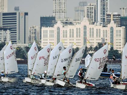 Japan, Singapore sailors dominate opening day of 2022 Optimist Asian and Oceanian Championship | ऑप्टिमिस्ट आशियाई आणि ओशिनियन नौकानयन स्पर्धेत जपान आणि सिंगापूरच्या सेलर्सनी गाजवला पहिला दिवस 