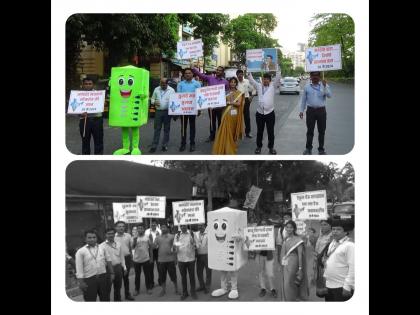 Spontaneous response of citizens to voter Jodo padayatra in Hiranandani area | हिरानंदानी परीसरात मतदार जोडो पदयात्रेस नागरिकांचा उत्स्फूर्त प्रतिसाद