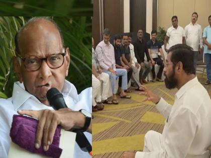 If the President rule in Maharashtra, then Eknath Shinde and Rebel Shivsena Mla's will suffer; Sharad Pawar's warning from Delhi | राष्ट्रपती राजवट लागली तर शिंदेंनाच भारी पडेल; शरद पवारांचा दिल्लीतून इशारा