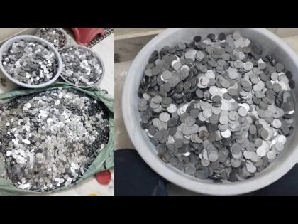 Jaipur : Husband gave the money of maintenance to the wife in the form of coins | पत्नीला पोटगी देण्यासाठी पती कोर्टात सात पोत्यात भरून घेऊन गेला नाणी आणि मग...