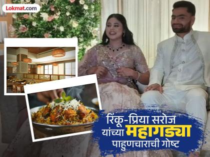 Indian Cricketer Rinku Singh MLA Priya Saroj Engagement At Hotel Centrum Lucknow One Of Most Of Expensive Hotel In Country Know Price Of One Dish | Rinku Singh अन् Priya Saroj यांच्या साखरपुड्यातील थाट; त्या महागड्या हॉटेलात सर्वात स्वस्त थाळी हजारात
