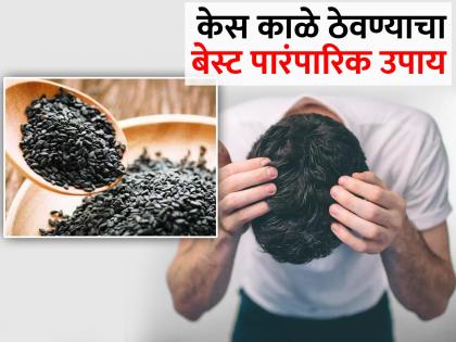 Americans using black sesame seeds molasses onion juice and coconut oil for stop white hair | पांढरे केस काळे करण्यासाठी अमेरिकन वापरत आहे 'हा' खास उपाय, चीनमध्येही होतो वापर...