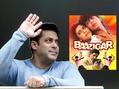 salman khan on baazigar says i suggested a change they signed shahrukh khan | Salman Khan : "...तर आज 'मन्नत' अस्तित्वातच नसतं", सलमान खान शाहरुखला डिवचतो तेव्हा...