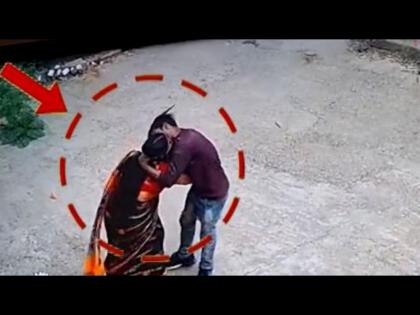 Bihar : A man runs away after kissing women in Jamui Bihar police started investigation | तरूणी किंवा महिलांना बघताच Kiss करून पळून जातो हा तरूण, एका घटनेचा व्हिडीओ व्हायरल