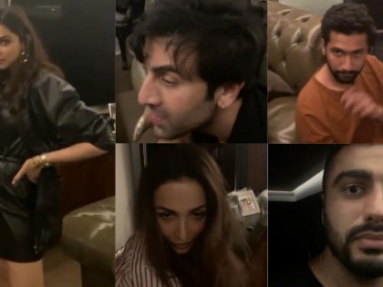 karan johar house party video viral vicky kaushal facial expressions that raised the eyebrows |  करण जोहरच्या पार्टीत नशेत तर्र होते स्टार्स? व्हिडीओ पाहून युजर्सनी केला सवाल