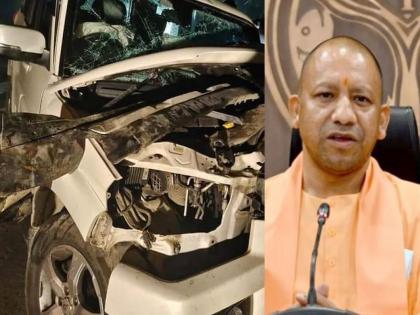 Yogi Adityanath's OSD death in Car Accident, wife injured Gorakhpur-Lucknow Highway | मेटेंसारखाच आणखी एक भीषण अपघात; योगी आदित्यनाथांच्या ओएसडीचा मृत्यू, युपीमध्ये मध्यरात्रीची घटना