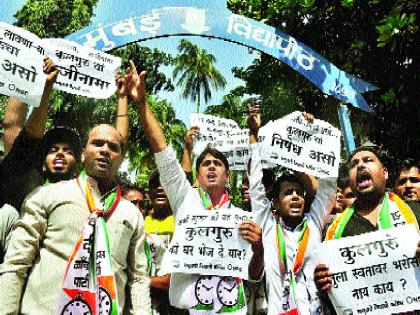 University of Mumbai: The cancellation of the Senate due to non-completion of the results, the movement of student organizations | मुंबई विद्यापीठ : निकाल न लागल्याने सिनेटची बैठक रद्द, विद्यार्थी संघटनांचे आंदोलन