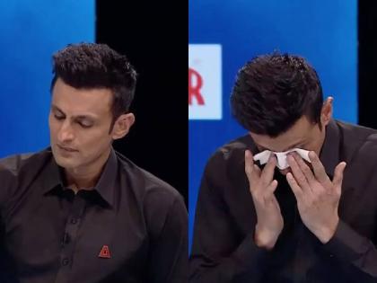 A video of former Pakistan player Shoaib Malik breaking down in tears while answering a question about the 2009 World Cup is going viral | Shoaib Malik: "...ते मी कधीच विसरू शकत नाही", लाईव्ह शोमध्ये शोएब मलिकला अश्रू अनावर!