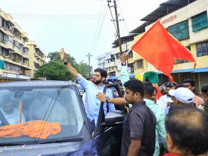 two man govt will collapse said aditya thackeray shiv samvad yatra begins | “दोन लोकांचे सरकार कोसळणार”: आदित्य ठाकरे; ‘शिव-संवाद’ यात्रा सुरु, १२ पैकी ९ नगरसेवक गैरजहर