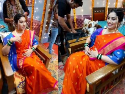 Aai kuthe kay karte serial arundhati and ashutosh getting married video viral | नवरी सजली! 'आई कुठे काय करते' मालिकेत लग्नाची गडबड, अरुंधतीचा Video व्हायरल