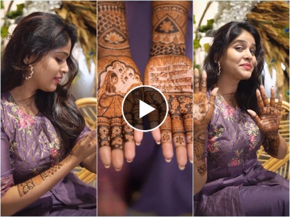 akshaya deodhar marathi actress mehendi design first mangalagaur programme | पाठकबाईंची पहिली मंगळागौर! डाव्या हातावरची मेहंदी पाहून नेटकऱ्यांनी सुनावलं; Video व्हायरल