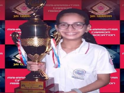 Akanksha Kadam won the state level carom competition for the second time, the competition was held in Mumbai | राज्यस्तरीय कॅरम स्पर्धेत आकांक्षा कदम दुसऱ्यांदा विजेती, मुंबईत पार पडली स्पर्धा