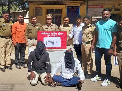 Two village pistol sellers were caught by the police pune latest news aale fata | Pune | आळेफाटा परिसरात गावठी पिस्तूल विक्री करणाऱ्यांच्या पोलिसांनी आवळल्या मुसक्या