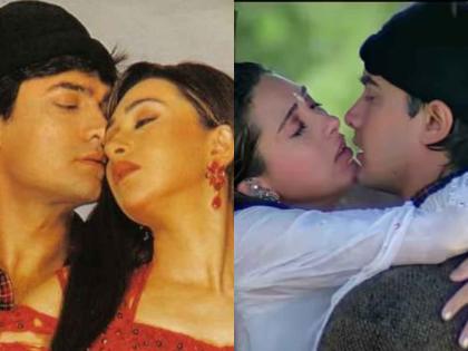 karishma kapoor and aamir khan kissing scene was shoot 47 times actress shiverling while shooting | ४७ वेळा शूट झाला करिश्मा आणि आमिरचा 'तो' किसिंग सीन, अभिनेत्री थरथर कापत होती कारण...