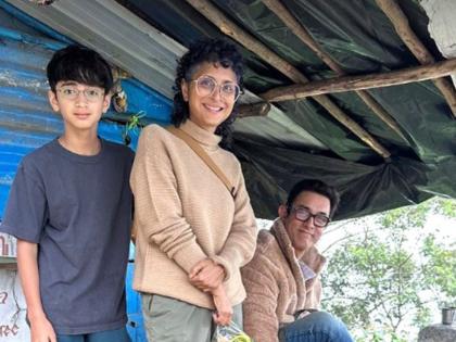 After Ira khan's marriage, Aamir Khan is enjoying his vacation with ex-wife Kiran Rao, photos surfaced | लेकीच्या लग्नानंतर आमिर खान एक्स पत्नी किरण रावसोबत व्हॅकेशन करतोय एन्जॉय, फोटो आले समोर