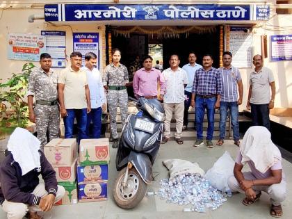 Goods worth one lakh seized along with country liquor | देशी दारूसह जप्त केला एक लाखांचा मुद्देमाल; घर व दुचाकीची झडती