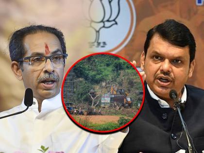 after uddhav thackeray statement deputy cm devendra fadnavis said on metro car shed issue that we will take an appropriate decision | “मुंबईवर राग काढू नका”; उद्धव ठाकरेंच्या विधानावर देवेंद्र फडणवीसांचं एका वाक्यात उत्तर