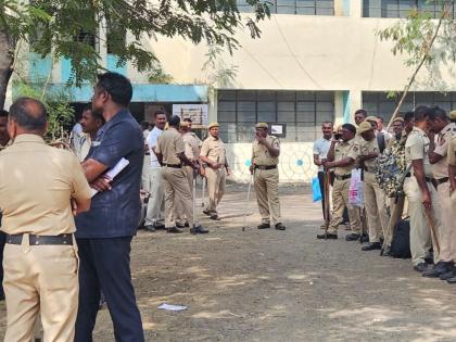 Latur military outage for Telangana election settlement | तेलंगणा निवडणुकीच्या बंदोबस्तासाठी लातूरचा फौजफाटा