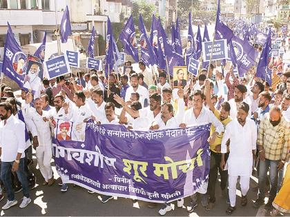 control on non ethical speech or will see another glimpse of Guerrilla war, warning by Ambedkari Atyachar Virodhi kruti samiti | वाचाळवीरांना आवारा, नाही तर गनिमीकाव्याची दुसरी झलक दिसेल 