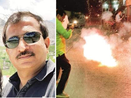 Aurangabad Municipal official with political affiliation caught taking bribe; Firecrackers exploded by civilians | राजकीय वरदहस्त असणारा महापालिका अधिकारी लाच घेताना पकडला; नागरिकांनी फोडले फटाके