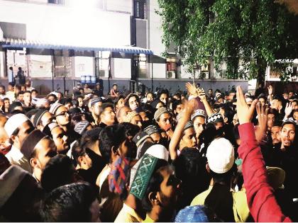 Police thwarted the rioters, exposing the truth of the viral video till dawn | पोलिसांनी समाजकंटकांचा डाव उधळला, दिवस उजाडण्यापूर्वी व्हायरल व्हिडीओचे सत्य समोर