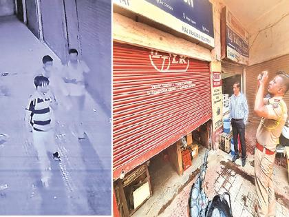 Five shops were blown up in a row in Old Mondha; The cash was stolen but the chiller was sent back | चोरट्यांनी पाच दुकाने फोडून रोकड पळवली पण चिल्लर दिली परत पाठवून