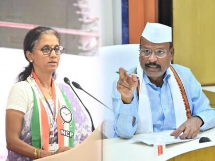 Abdul Sattar Barale: Criticizing Supriya Sule, foul language, nationalist aggressor | Abdul Sattar vs Supriya Sule : अब्दुल सत्तार बरळले: सुप्रिया सुळेंवर टीका करताना अभद्र भाषा, राष्ट्रवादी आक्रमक