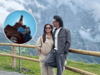 आयफेल टॉवरसमोर अभिजीत सावंतचा बायकोसोबत लिपलॉक, वाढदिवशी शेअर केले Photos