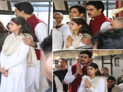 Rishi Kapoor, Abhishek Bachchan And Others Attend Ritu Nanda's Funeral | रितू नंदा यांच्या अंत्यदर्शनाला पोहोचले सेलिब्रेटी, कपूर कुटुंबियांना आवरले नाही अश्रू
