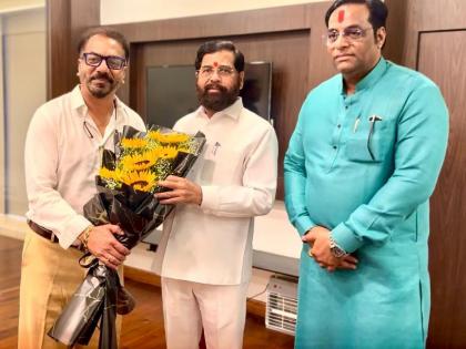 mns candidate abhijit panse met the cm eknath shinde | मनसेचे उमेदवार पानसे यांनी घेतली मुख्यमंत्र्यांची भेट; चर्चांना उधाण