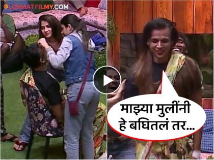 abhijeet sawant carry women look wear saree and lipstick video viral from bigg boss marathi 5 | चापून चोपून साडी नेसवून लिपस्टीक लावली! अभिजीतचा भन्नाट लूक पाहून निक्की म्हणाली- "बाsssई"