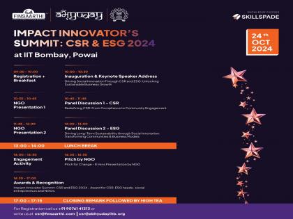 A unique initiative by IIT Mumbai impact innovators summit 2024 pioneering csr and esg for sustainable growth | IIT मुंबईचा अनोखा उपक्रम; इम्पॅक्ट इनोव्हेटर्स समिट २०२४ मध्ये एकत्र येणार 'लीडर्स'