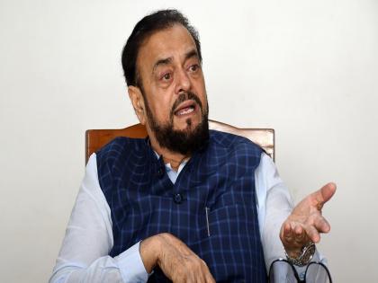 Samajwadi Party leader Abu Azmi refused to speak Marathi in Bhiwandi | "ही भिवंडी आहे, मराठीत कशाला बोलायचं?"; अबु आझमींचे वादग्रस्त वक्तव्य, मनसे म्हणाली, "लाज वाटते तर..."