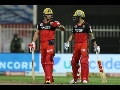 KKR vs RCB Latest News : AB Devilliers and Virat Kohli have added 3000 runs in IPL history | KKR vs RCB Latest News : एबी डिव्हिलियर्स-विराट कोहली यांची जोडी लय भारी; केली विक्रमी कामगिरी