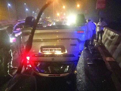  Accidents on the CBD flyover, six injured | सीबीडी उड्डाणपुलावर अपघात, सहा जखमी