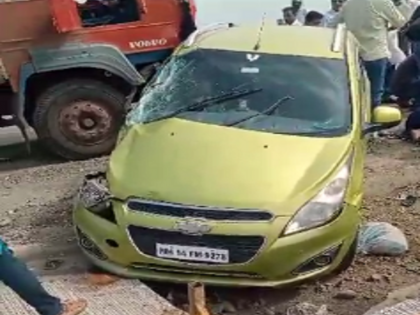 Five injured in truck-car accident; Incident on Ahmedpur-Shirur Tajband Highway | ट्रक-कारच्या अपघातात पाच जण जखमी; अहमदपूर-शिरुर ताजबंद महामार्गावरील घटना